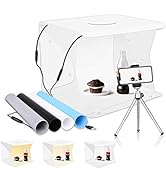 Upgrade Emart 14" x 16" Photography Table Top Light Box 104 LED Portable Photo Studio Shooting Tent