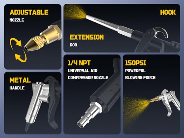 air compressor tire inflator attachment