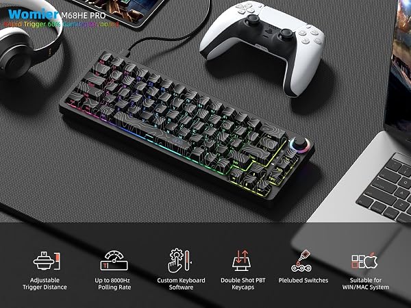 65% gaming keyboard 60%