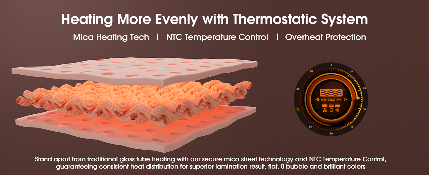 Letter Size 11 in 1 Laminator Machine with Laminating Sheets