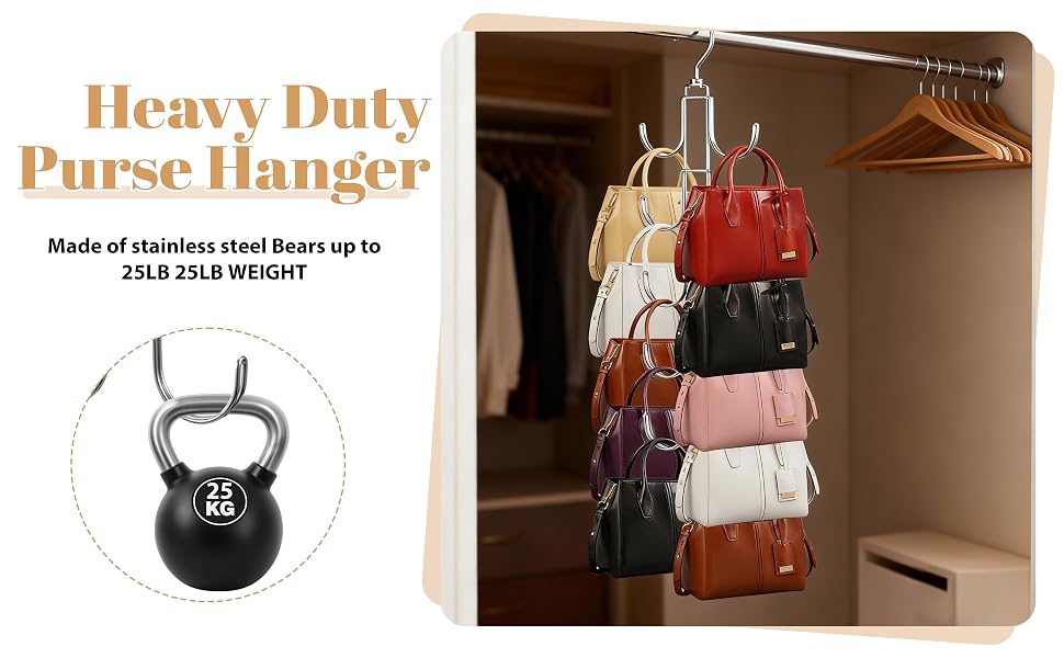 Durable Purse Display Rack Space