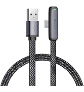 mcdodo 4FT USB to USB C Cable 90 Degree Right Angle USB to Type-C Charging Cable with LED Indicat...