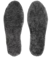 riemot Women's Genuine Sheepskin Insoles, Premium Warm Thin Wool Fur Fleece Shoe Inserts Replacem...