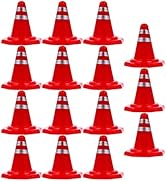 Toddmomy Miniature Road Cone 30Pcs Mini Traffic Cones Toys Red Tiny Construction Cones Miniature ...