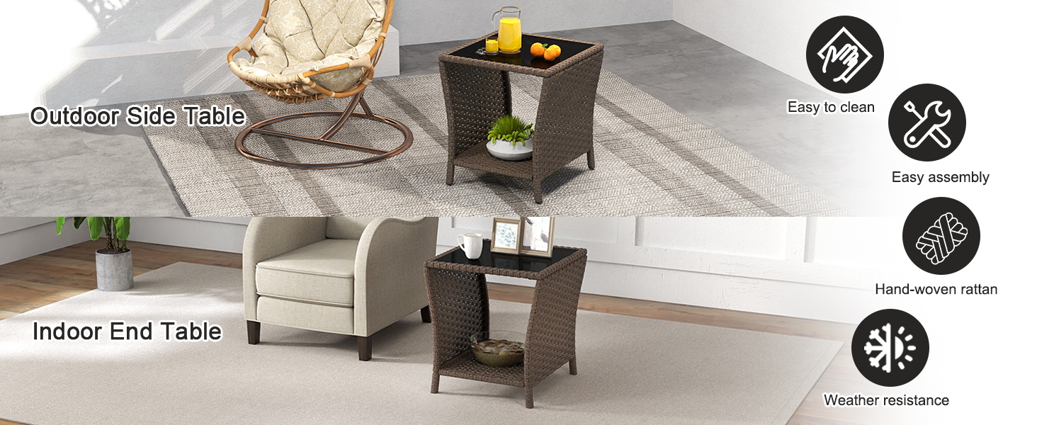 outdoor side table
