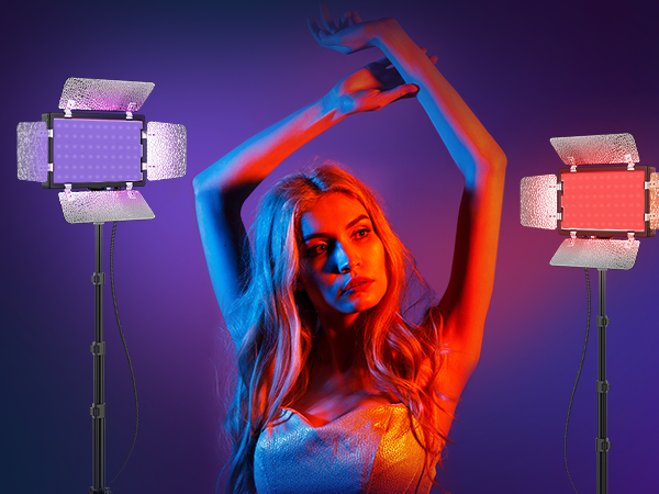 Led Video Light with 54’’ Tripod Stand
