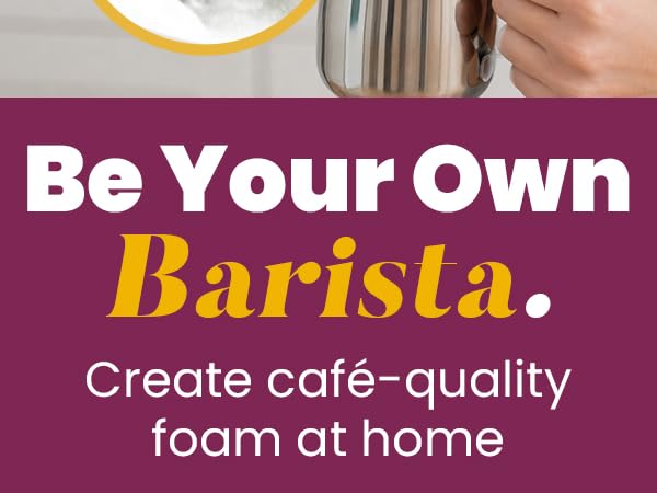 Be Your Own Barista Create café quality foam at home with elementi