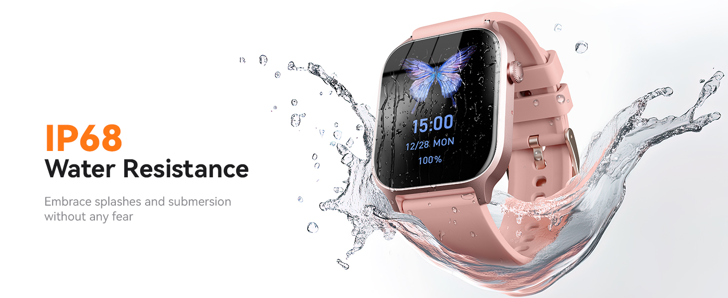 IP68 waterproof smart watch