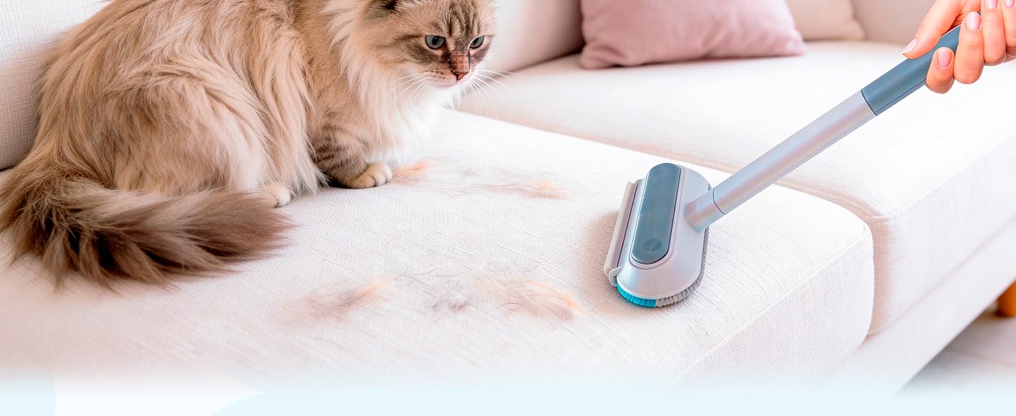 pet hair removal tool remover for furniture couch carpet animal fur reusable rake dog scraper rug