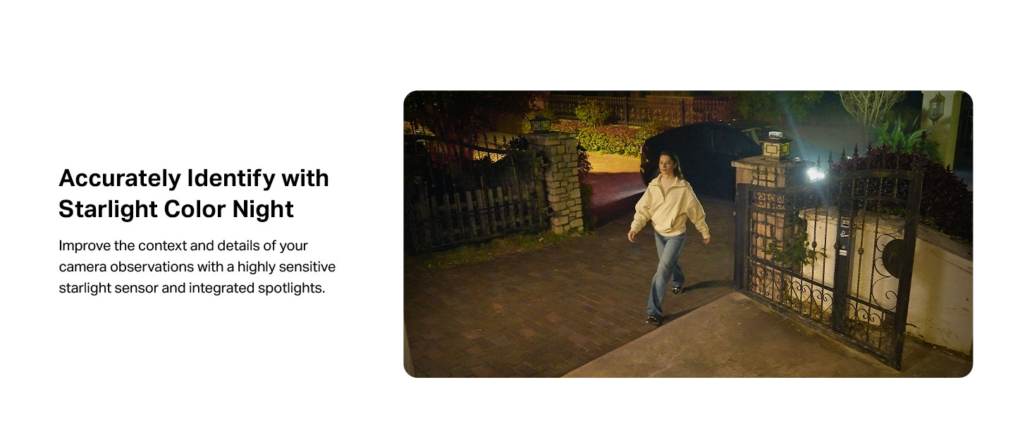 Accurately Identify with Starlight Color Night