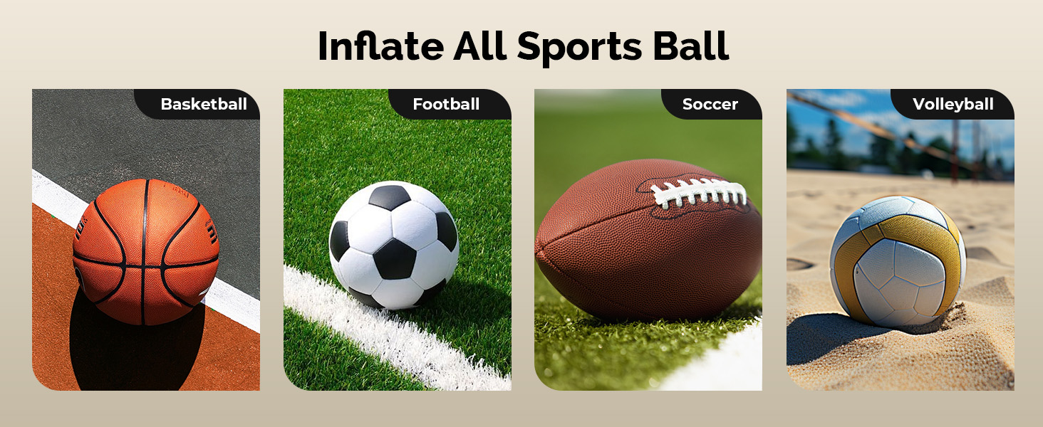 Ball Pump for Sports Balls