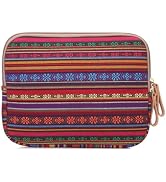 Boho Laptop Sleeve 13 Inch Vintage Patchwork Laptop Protective Carrying Case for MacBook