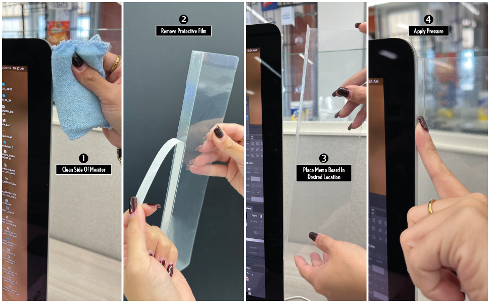 workspace organizers desk organization workstation increasde productivity transparent memoboard 