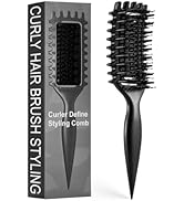 Curly Hair Brush Candybrush Curl Defining Brush for Detangling Shaping and Defining Curls for Wom...