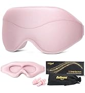 BeHoomi Sleep Mask, Premium Eye Mask for Sleeping, Total Blackout, Super Soft Comfort, Adjustable...