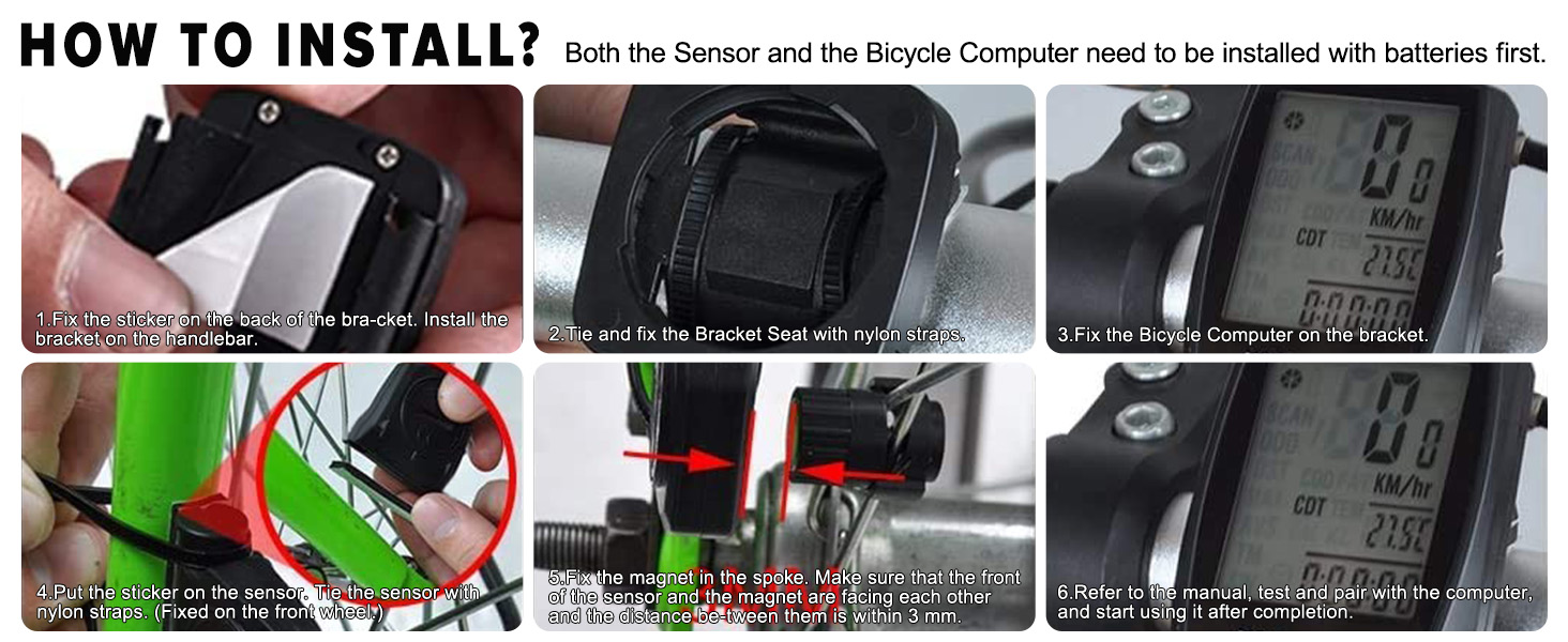 Bike Computer Speedometer