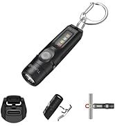 TUNENGE S15Pro Keychain Flashlight,750 High Lumen EDC Pocket Flashlight with Clip,USB C Rechargea...