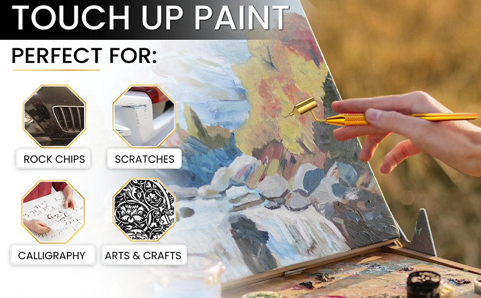fine line paint pen scratch repair artwork hobby