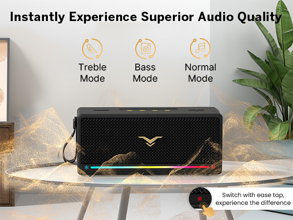 Wireless Bluetooth Speaker with 3 Sound Effects