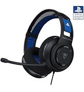 Turtle Beach Atlas 200 Wired Gaming Headset Officially Licensed for PlayStation, PS5, PS4-50mm Na...