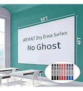 Whiteboard Wallpaper, White Board Stickers, Dry Erase Paper, Peel and Stick White Erase Boards fo...