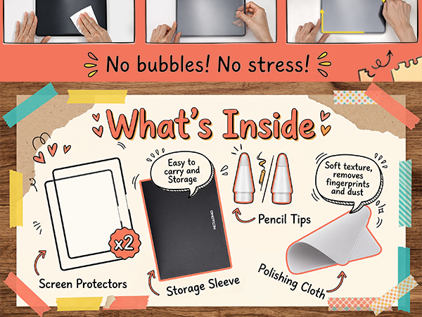 ipad a16 screen protector paper