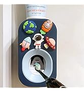 Automatic Toothpaste Dispenser Wall Mounted for Bathroom,Toothpaste Squeezer for Kids &amp; Family Sh...