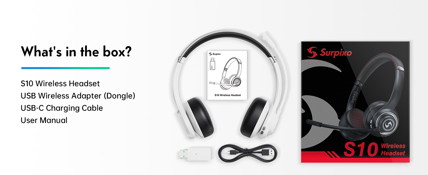 Wireless Headsets with Microphone