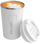 Thaibna 17oz (510ml) Vacuum Insulated Travel Mug, Leakproof Double Wall Stainless Steel Reusable ...