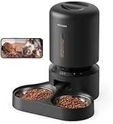 PETLIBRO Automatic Cat Feeder with Camera for Two Cats, 1080P HD Video with Night Vision, 5G WiFi...