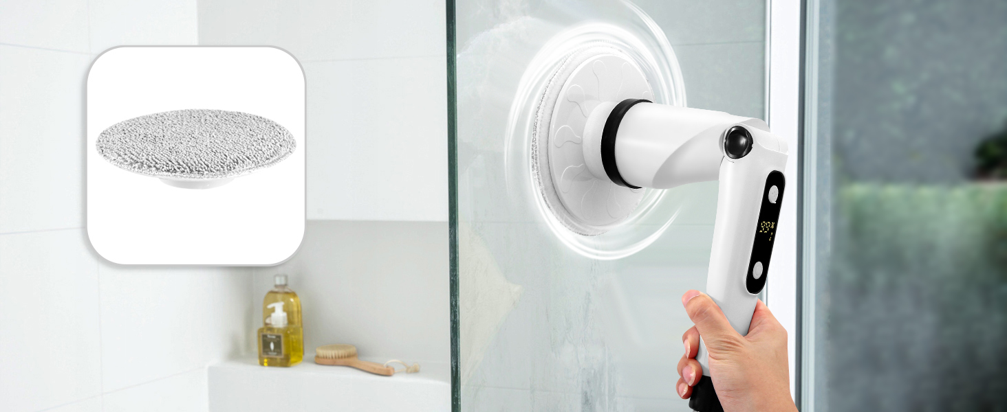 shower glass door cleaning