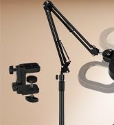 KUVRS 2,200 Lumens, 12X Magnifying Glass with Light and Stand, Floor Lamp with 3-Axis Rotary Head...