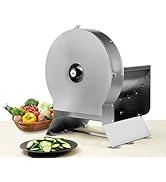 Electric Vegetable Slicer Stainless Steel Plus Size Food Slicer For Fruit Potato Onion Cucumber S...