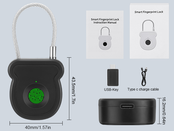 Fingerprint Padlock Lock