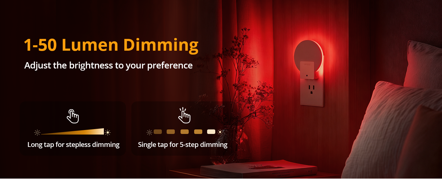 dimmable night light