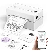KNAON Bluetooth Thermal Shipping Label Printer, 4x6 Portable Thermal Address Label Printer for Sm...