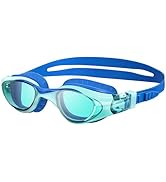 Vvinca Kids Swim Goggles for Age 6-14, Anti-Fog UV Protection Swimming Goggles, Leakproof Pool Go...