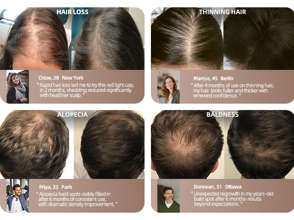 Rapid hair loss
