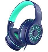Elecder i45 On-Ear Headphones with Microphone - Foldable Stereo Bass Headphones with No-Tangle 1....