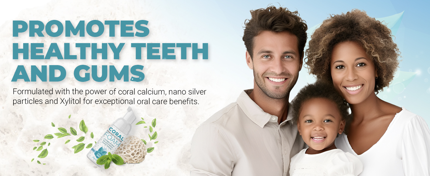 Coral Foaming Toothpaste Mint Flavor