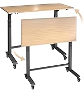 LARBANKE Foldable Workbench with Scale,One-Touch Foldable Workbench with 5 Adjustable Heights,fro...