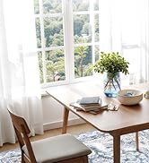 Macgace 5x7 Washable Rugs for Living Room, Faux Wool Vintage Rug for Bedroom Dining Room, Low Pil...