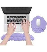 Mouse Pad and Keyboard Wrist Rest Soft Mouse Pad Wrist Support for Keyboard Cloud Wrist Rest Keyb...