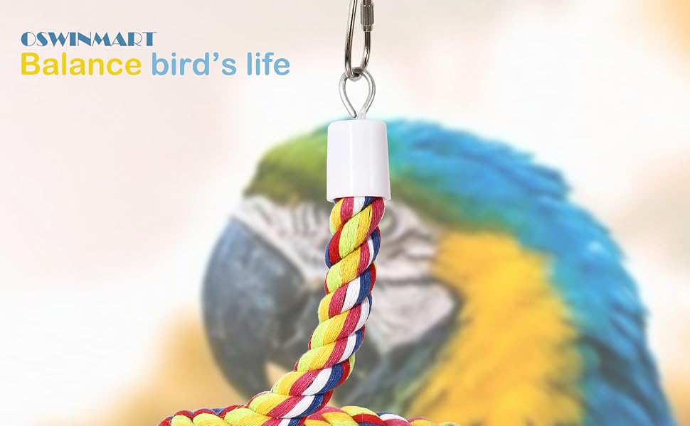 2Pcs 63&amp;amp;amp;amp;#39;Bird Rope Perches