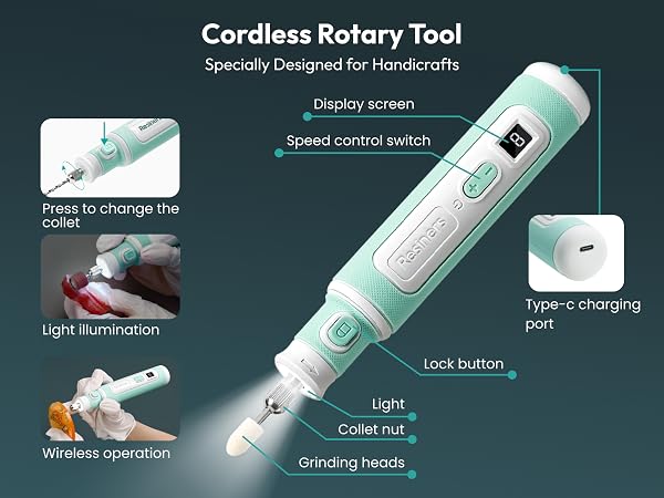 Resiners Cordless Rotary Tool Kit
