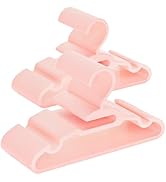 60 Pack Pink U-Shape Baby Hangers,Protect Collar Non-distorting Design,Anti-Slip and Ultra-Thin C...