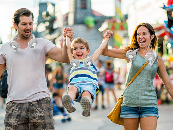 wearable air conditioner for fam;ily