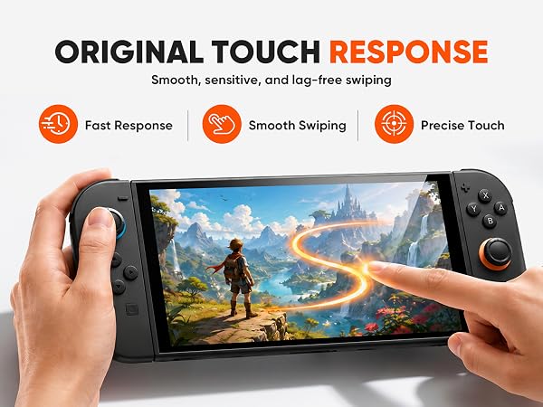 Sensitive touch screen