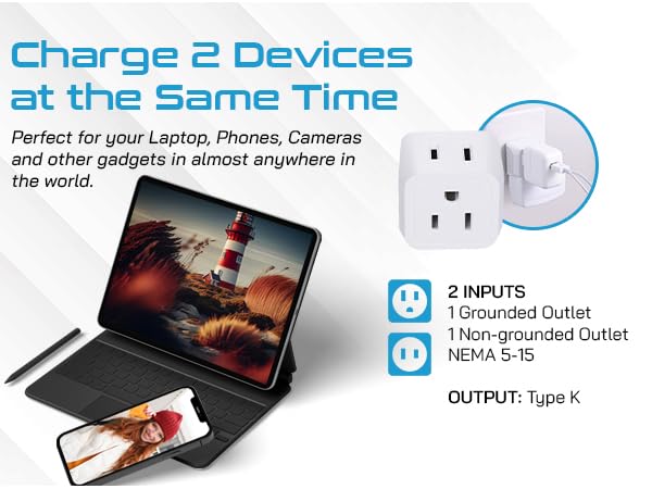 travel adapter denmark