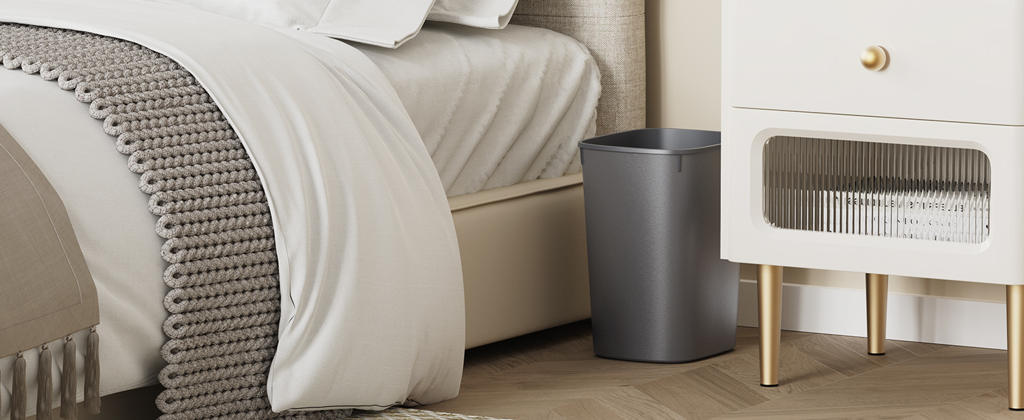 Bedroom trash can